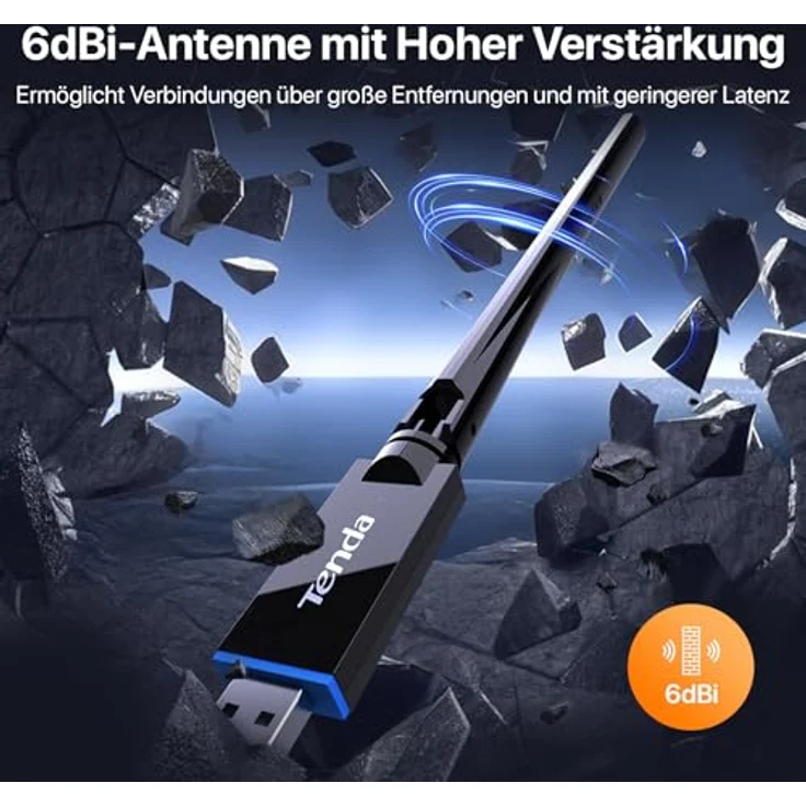 Tenda U11 Pro Wi-Fi 6 AX900, Netzwerkkarte mit hoher Datenrate und modernem WLAN Standard – Bild 3