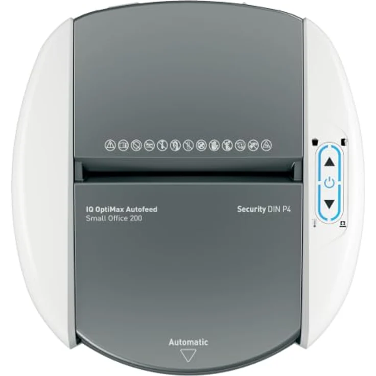 Leitz IQ OptiMax Autofeed 200, Partikelschnitt Aktenvernichter P-4, 200 Blatt Kapazität, BRT Technologie, 21 l Behälter – Bild 12