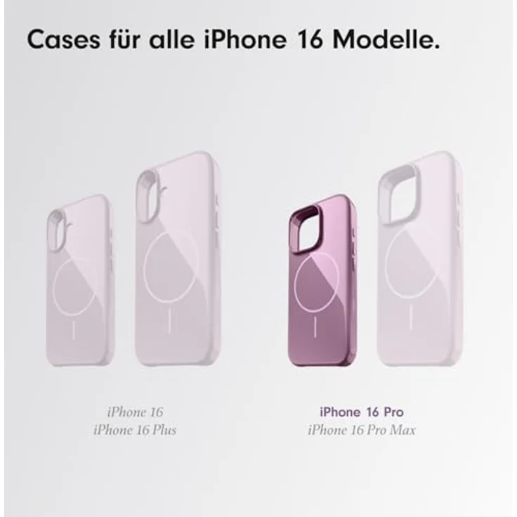 beats Case iPhone 16 Pro - MagSafe, Kratzfeste Schutzhülle, passgenau, Innenfutter aus Mikrofaser - Abendlila – Bild 2