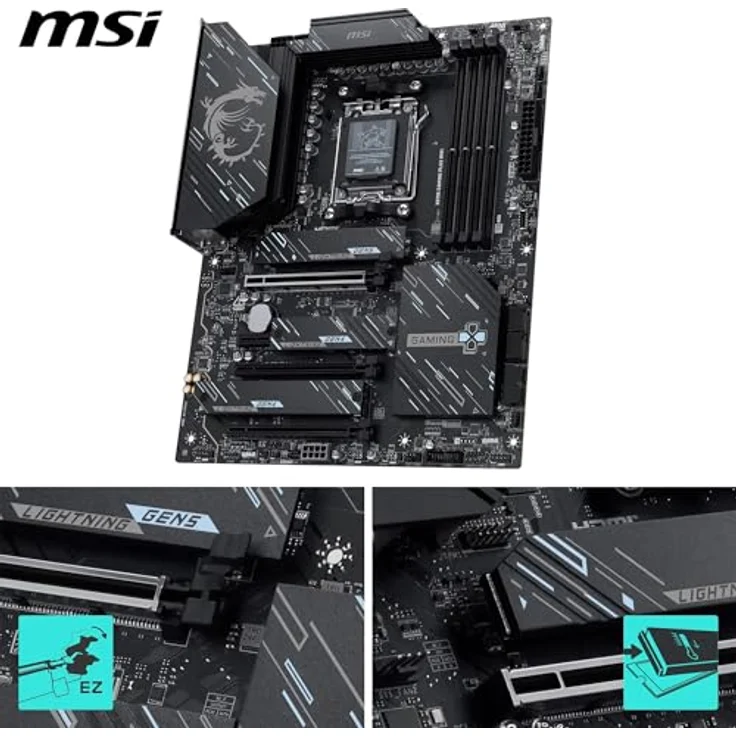 MSI X870E Gaming Plus WiFi, Mainboard mit WLAN-Unterstützung – Bild 3