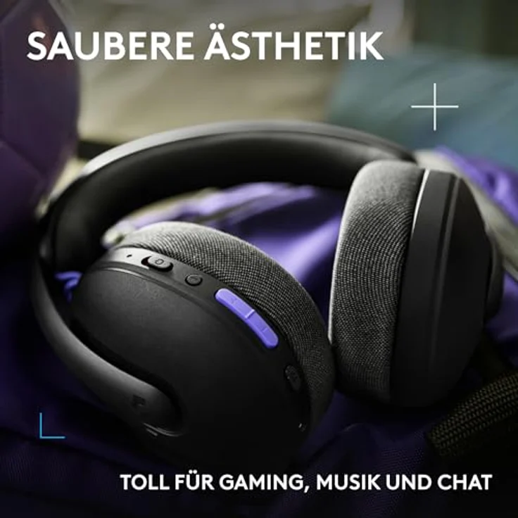 Logitech G325 (Kabellos), Gaming Headset, Schwarz – Bild 8