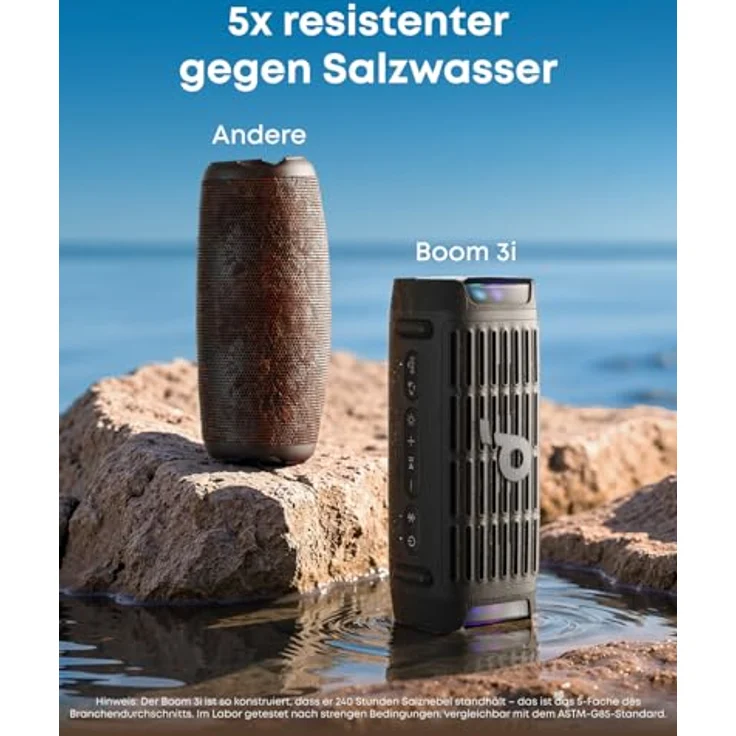 Anker soundcore Boom 3i, Bluetooth Lautsprecher mit kräftigem Sound, schwarz – Bild 6