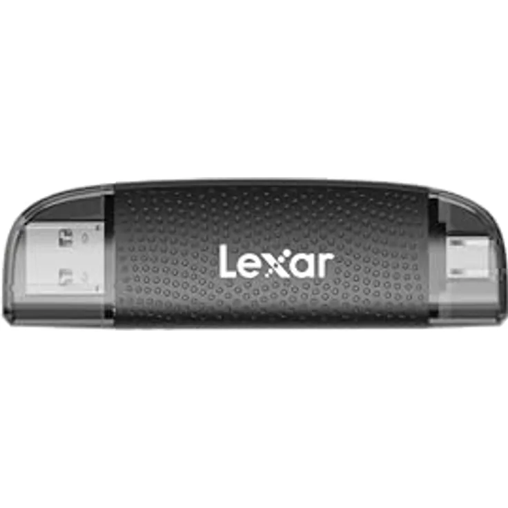 Lexar Dual-Slot-USB-A/C-Leser, bis zu 205 MB/s, SD- und microSD-Karten unterstützt (LRW310X-BNBNG)