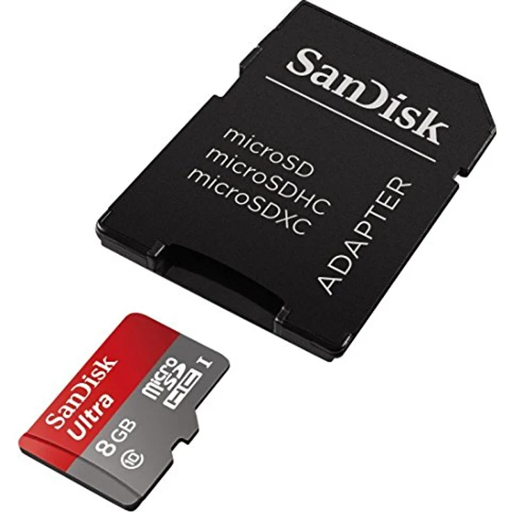 SanDisk Ultra Android microSDHC 8GB bis zu 48 MB/Sek, Class 10 Speicherkarte + SD-Adapter – Bild 3