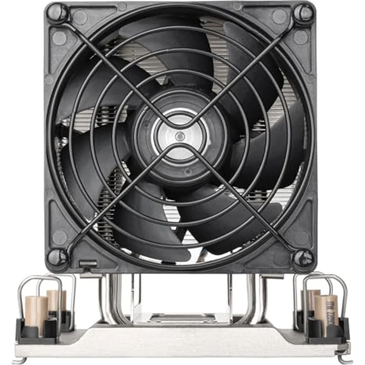 Silverstone SST-XE04-4677VB CPU-Kühler, Intel Sockel4677 - Silber, mit fünf 6-mm-Heatpipe und PWM-gesteuertem Lüfter – Bild 2