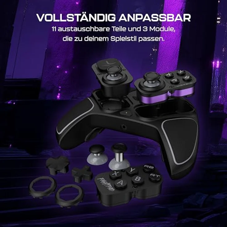 Turtle Beach Victrix Pro BFG Reloaded Wireless Modular Xbox Controller, Schwarz, mit 3 anpassbaren Modulen, 5-Stopp-Halleffekt-Clutch Trigger und 11 austauschbaren Komponenten, offiziell lizenziert von Xbox – Bild 4