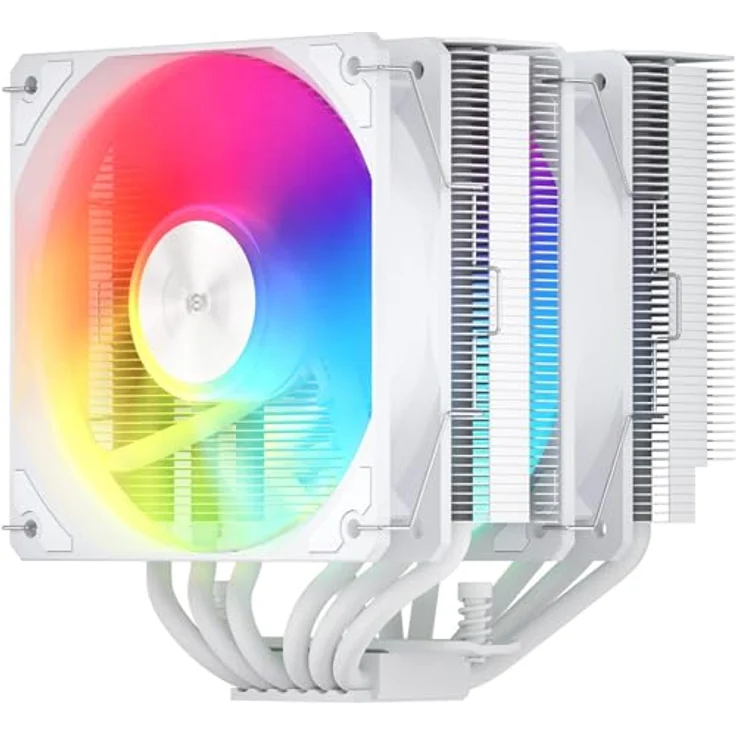 Fortron FSP Air CPU Cooler MP7-WA, 120mm Kühler für LGA 1200/1700/1851 und AMD AM4/AM5, weiss – Bild 3