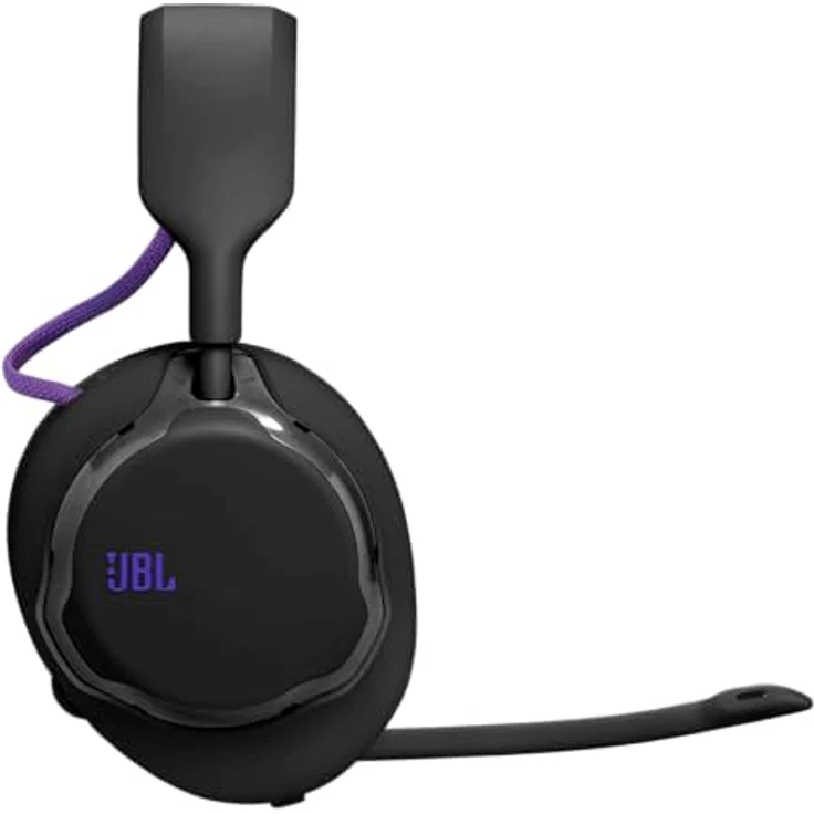 JBL Quantum 650 Over Ear Bluetooth Kopfhörer, kabellos mit 60 h Laufzeit, schwarz, 50 mm Treiber, BT 5.3, 6-mm-Mikrofon – Bild 4