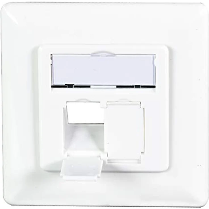 Cat.6A Netzwerkdose LAN Dose universal Unterputzdose Aufputzdose 2 x RJ45 Buc... – Bild 8