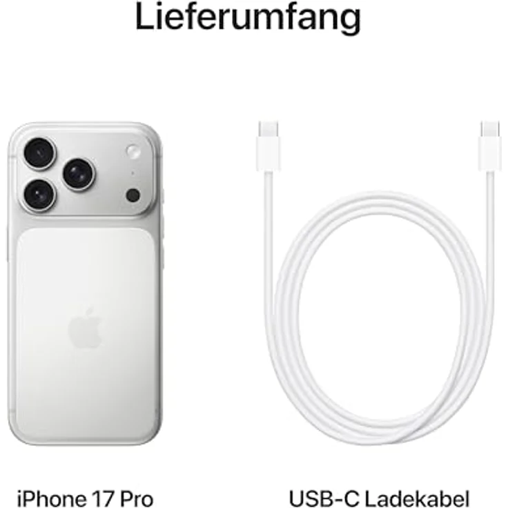 Apple iPhone 17 Pro (256 GB, Silver, 6.30", Dual SIM, 5G), Smartphone, Silber – Bild 6