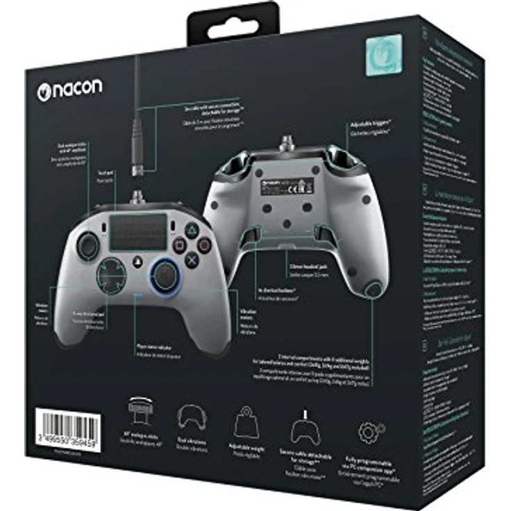 Nacon Revolution Pro Controller Silber (NA359459) (PS4) – Bild 2