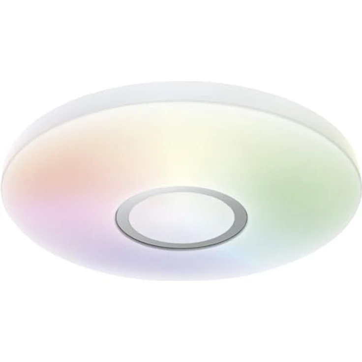 LEDVANCE SMART+ ORBIS KITE RGBW Smarte LED Wand-und Deckenleuchte für Innen mit WiFi Technologie, Lichtfarbe änderbar (3000K-6500K), RGB Farben änderbar, Weiss, 340mm, Kompatibel mit Google und Alexa – Bild 9