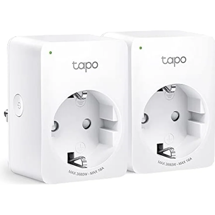 TP-Link Tapo Smart WLAN Steckdose Tapo P110 mit Energieverbrauchskontrolle, Smart Home Alexa Steckdose, funktioniert mit Alexa, Google Home, Sprachsteuerung, Fernzugriff, Mini, 2 pack – Bild 1