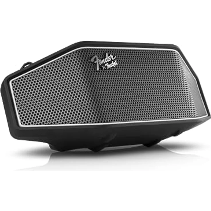 Teufel Fender x ROCKSTER Cross Tragbarer Bluetooth-Lautsprecher, Strahlwassergeschützt IPX5, Freisprecheinrichtung, 16 Std. Akkulaufzeit, Power Bank Funktion, Party-Modus - Steel Black – Bild 4