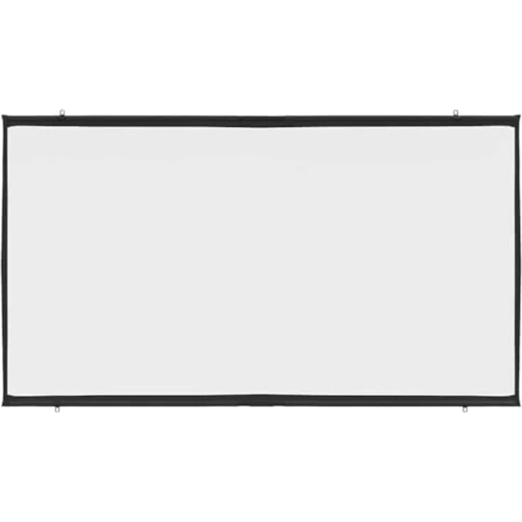 vidaXL Beamer Leinwand 90 Zoll 16:9, wandhängend, Projektionswand aus 100% Polyester, ideal für Heimkino und Präsentationen – Bild 4