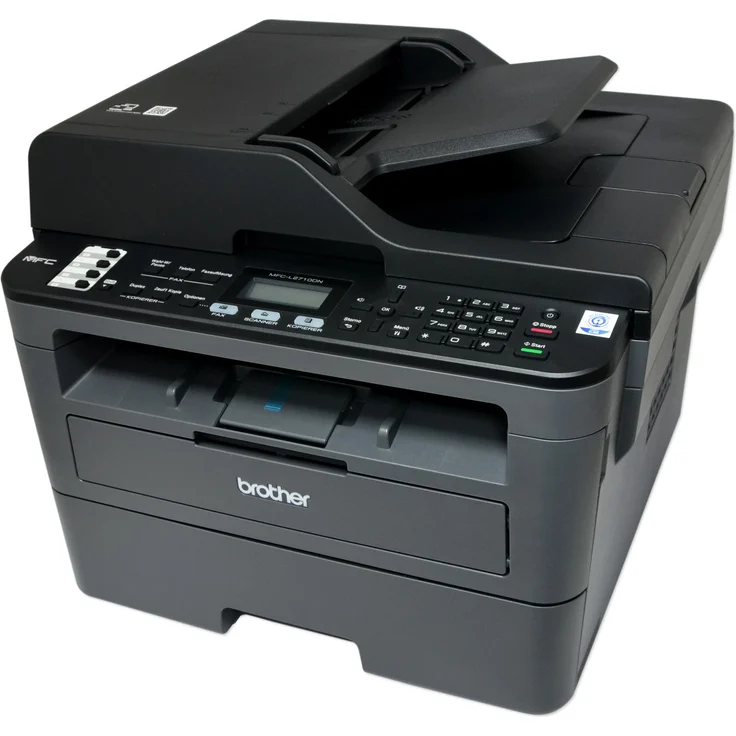 Brother MFC-L2710DN (4-in-1) Multifunktionsdrucker - (Laser) Mono, Druckgeschwindigkeit: 30 s/w, Auflösung: 1200 x 1200, USB, LAN, AirPrint, Cloud Print (MFCL2710DNG1) – Bild 4