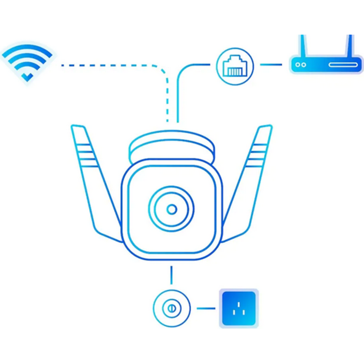 TP-Link Tapo C310 Überwachungskamera Außen, WLAN IP Kamera, 3 MP Hochauflösung, 30 m Nachtsicht, Bewegungserkennung, IP66 wasserdicht, Alarmmeldung, Zwei Wege Audio, unterstützt Alexa & Google Assistant, weiß – Bild 11