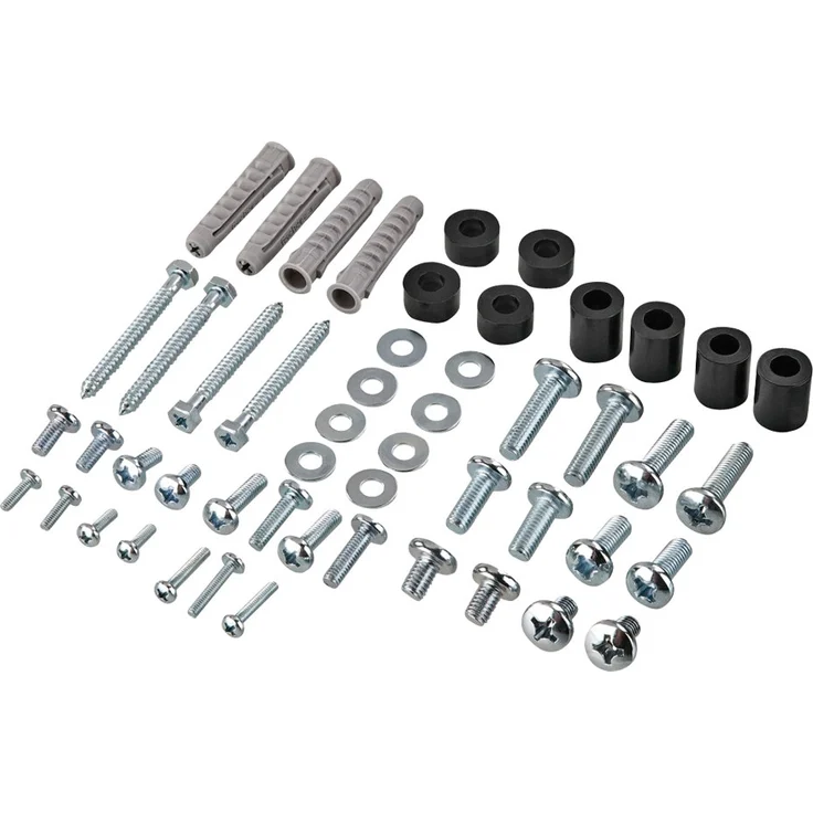 Hama Wandhalterung TV (schwenkbar, neigbar, vollbeweglich, Wandhalter für Fernseher von 19 - 48 Zoll (48-122 cm), VESA bis 200x200, inkl. Fischer Dübel, extra Stabilität durch 3 Gelenke) schwarz – Bild 4