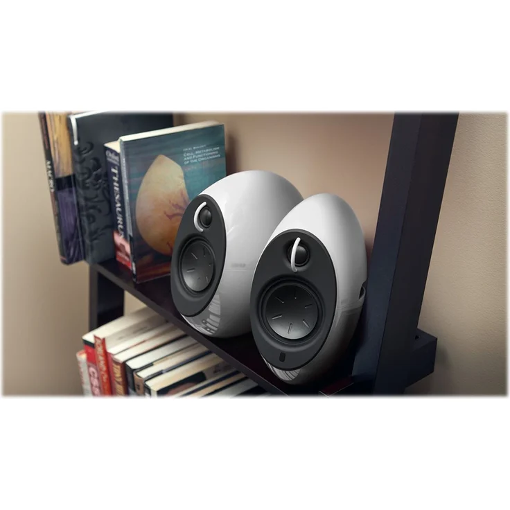 EDIFIER Luna E25 Design-Lautsprecherset mit Bluetooth, Regallautsprecher (74 Watt), weiß – Bild 2