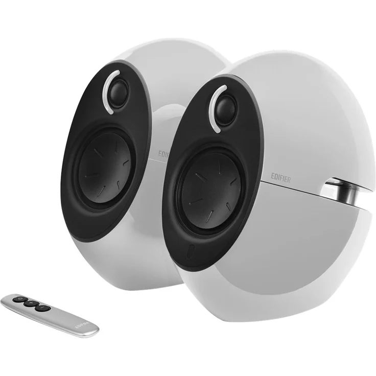 EDIFIER Luna E25 Design-Lautsprecherset mit Bluetooth, Regallautsprecher (74 Watt), weiß – Bild 3