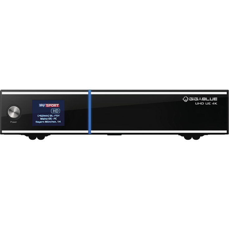 GigaBlue UHD UE 4K 2 x DVB-S2, HDMI, EPG, Aufnahmefunktion, schwarz – Bild 6