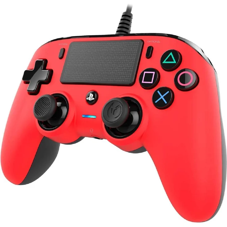 Nacon Wired Compact Controller Rot, Schwarz (NA360714) (PS4) – Bild 2