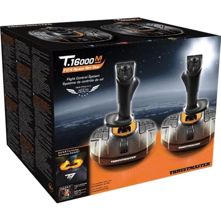 Thrustmaster T.16000M FCS Space Sim Duo Schwarz, Orange (2960815) (PC) – Bild 2