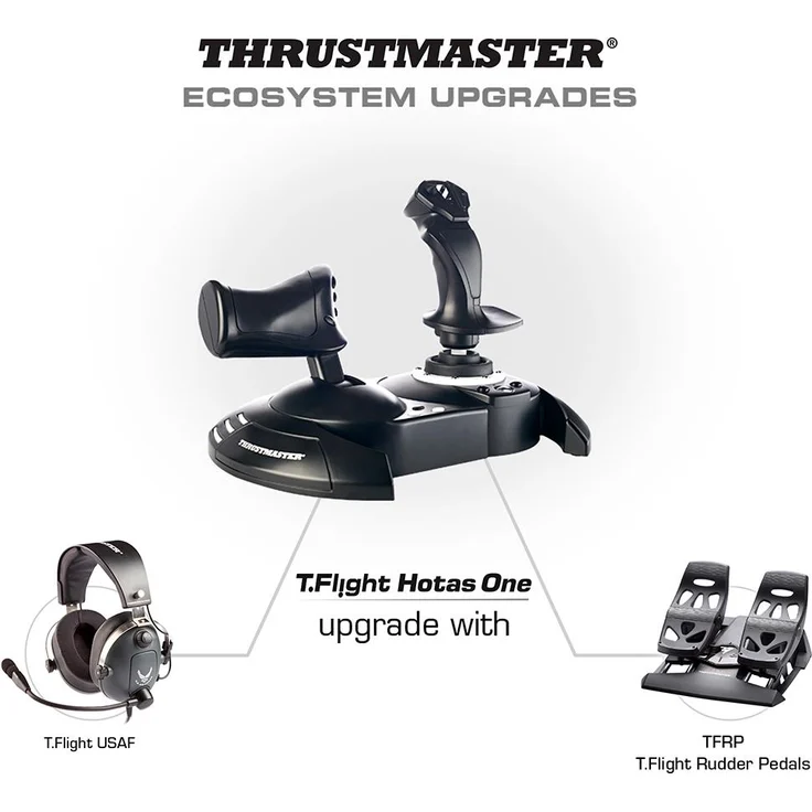 Thrustmaster T-Flight Hotas One, Schwarz (4460168) (PC, Xbox One, Xbox Series) – Bild 11