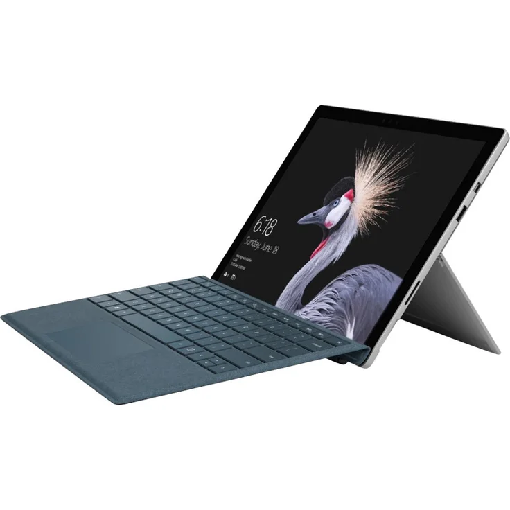 Microsoft Surface Pro - 12,3 Zoll (2.736 x 1.824) Multi-Touch, Intel Core i5-7300U, 4GB RAM, 128GB SSD, Windows 10 Pro 64-bit (Silber) – Bild 3