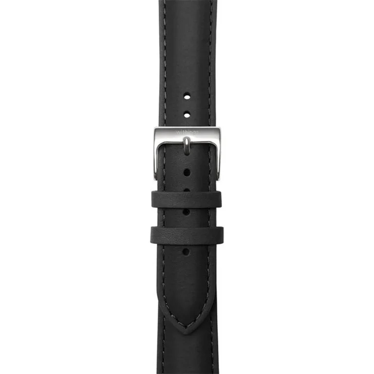 Withings-Nokia Armband für Stahl HR 40 mm, Stahl HR Sport, unisex, 3700546702877, Black - Silver Buckle, 40 mm – Bild 2