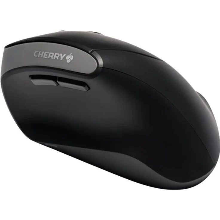 CHERRY MW 4500 - Kabellos - Ergonomische Bauform - Im 45° Design - Armschonend - Rechtshänder - DPI Umschalter - Schwarz - Mobil – Bild 3