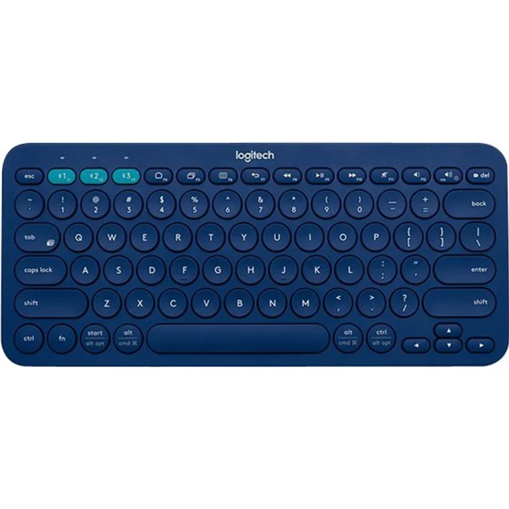 Logitech K380 Multi-Device Bluetooth Keyboard - Tastatur - Bluetooth - Italienisch QWERTY - Blau (920-007575) – Bild 2