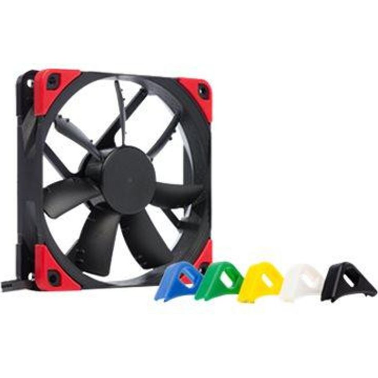 Noctua chromax NF-S12A PWM - Gehäuselüfter - 120 mm - Schwarz - Preisvergleich – Bild 2