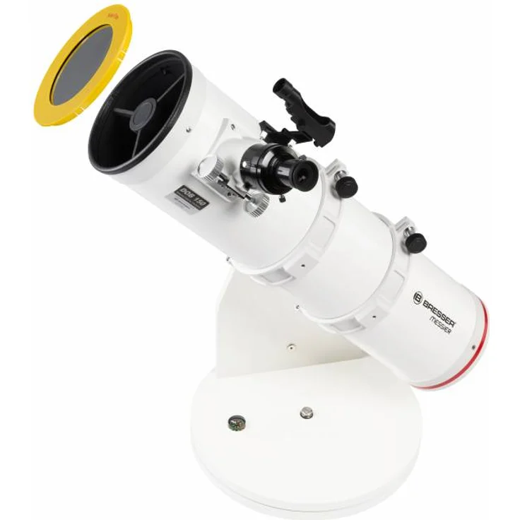 Bresser Teleskop Messier 6'' Dobson mit parabolischer Optik, hochwertig und kompakt, perfekt für Reisen mit vormontiertem Tubus ohne notwendigem Aufbau inklusive LED-Sucher, 2 Okularen und Mondfilter – Bild 2