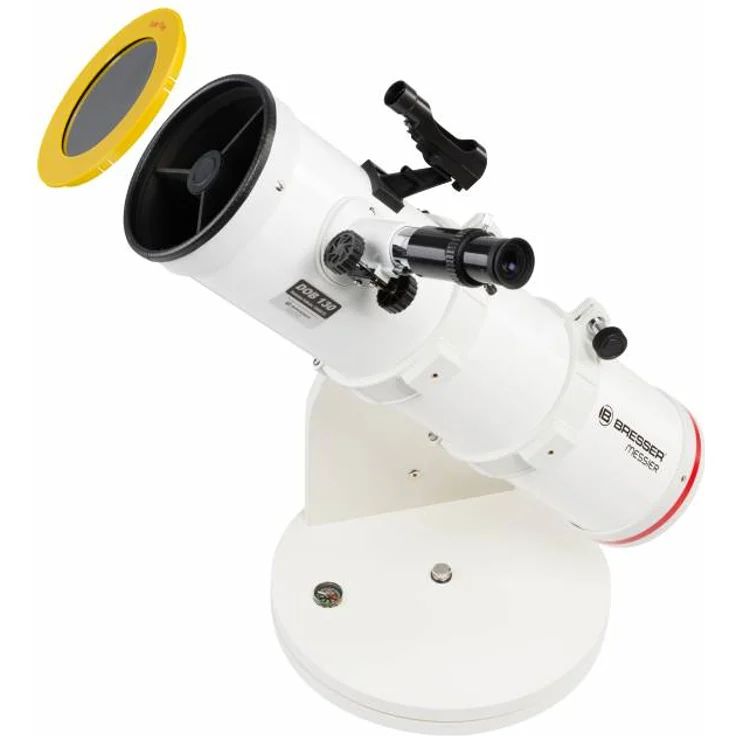 Bresser Teleskop Messier 5'' Dobson mit parabolischer Optik, universeller Prismenschiene für andere Montierungen und hoher Vergrößerung, bereits vormontiert und startklar – Bild 2