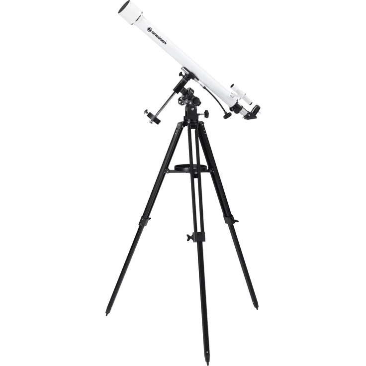 Bresser Linsenteleskop Classic 60-900 EQ Starterpaket mit äquatorialer Montierung mit Stativ und Zubehör für den perfekten Einstieg in die Astronomie – Bild 6