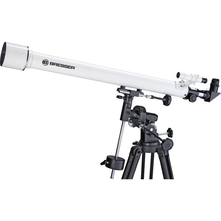 Bresser Linsenteleskop Classic 60-900 EQ Starterpaket mit äquatorialer Montierung mit Stativ und Zubehör für den perfekten Einstieg in die Astronomie – Bild 2