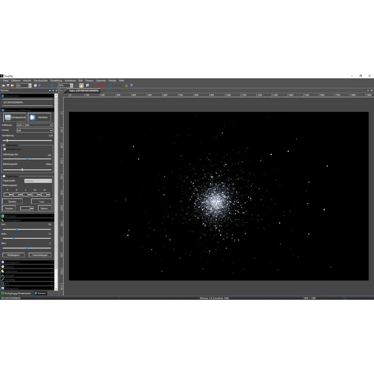 Bresser Teleskop Full HD Deep-Sky Kamera mit ST4 Autoguider, Allround-Kamera mit SONY IMX290 Farb-Sensor und hoher Quanteneffizienz von bis zu 77% inklusive Zubehör und Software – Bild 5