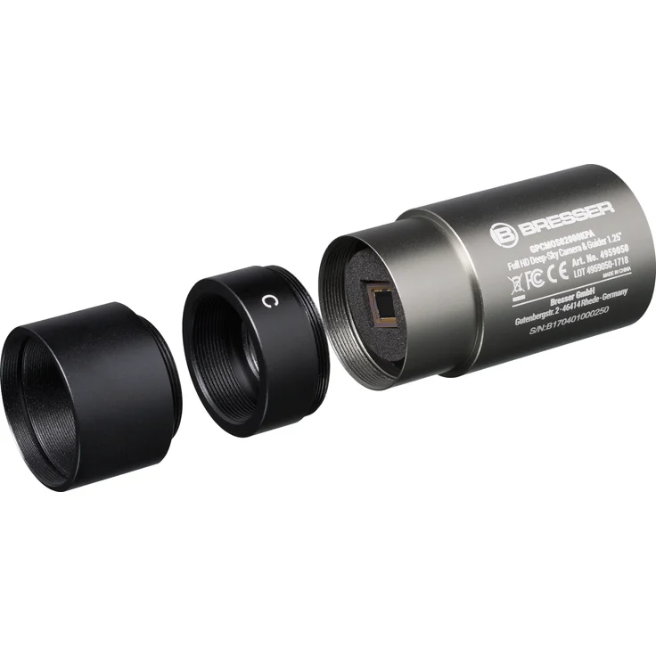 Bresser Teleskop Full HD Deep-Sky Kamera mit ST4 Autoguider, Allround-Kamera mit SONY IMX290 Farb-Sensor und hoher Quanteneffizienz von bis zu 77% inklusive Zubehör und Software – Bild 3