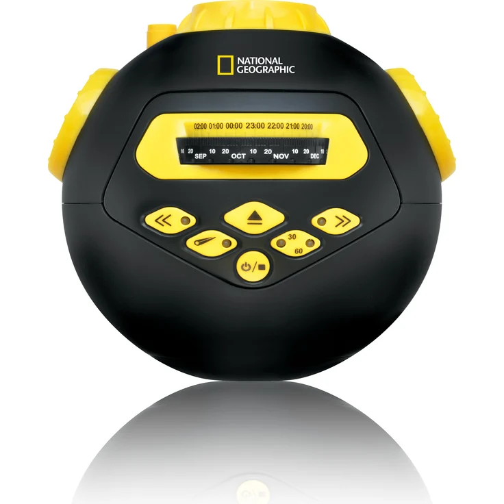 National Geographic Astro Planetarium Multimedia mit Lautsprecher für den Anschluss eines MP3-Player oder das Smartphone, inklusive FM Radio mit Tages- & Uhrzeitgenauer Abbildung des Sternenhimmel – Bild 5