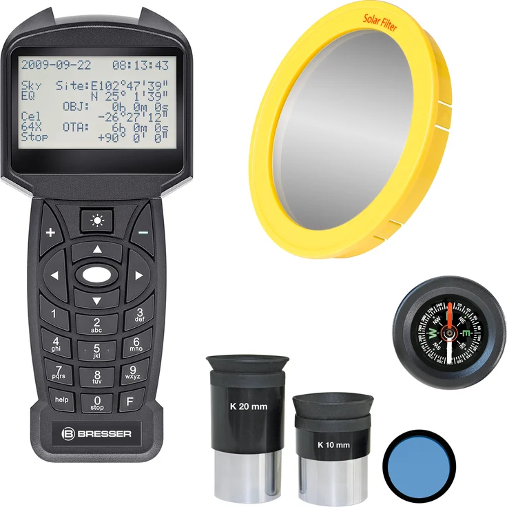 Bresser Teleskop Refraktor 80-400 automatisches Goto Teleskop mit Computersteuerung über Handbox mit über 270.000 Objekten inklusive umfangreichem Zubehör – Bild 2