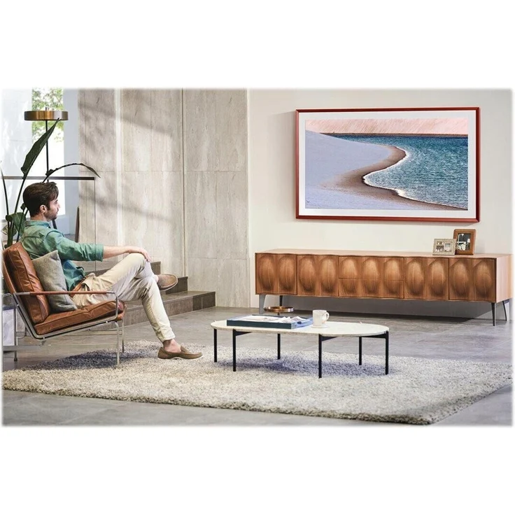 Samsung GQ50LS03AAU The Frame (2021) 125 cm (50 Zoll) QLED Smart TV (Ultra HD, HDR, Edge LED) HD-Triple-Tuner (Sat, Antenne, Kabel) Modelljahr 2021 Energieklasse G (DE-Modell)! – Bild 7