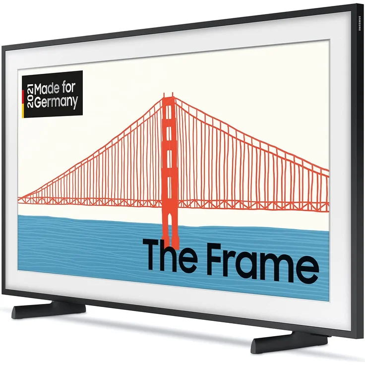 Samsung GQ55LS03AAU The Frame (2021) 138 cm (55 Zoll) QLED Smart TV (Ultra HD, HDR, Edge LED) HD-Triple-Tuner (Sat, Antenne, Kabel) Modelljahr 2021 Energieklasse G (DE-Modell) – Bild 2