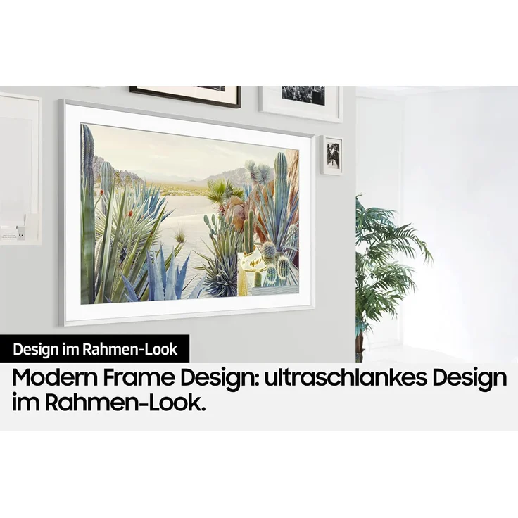 Samsung GQ55LS03AAU The Frame (2021) 138 cm (55 Zoll) QLED Smart TV (Ultra HD, HDR, Edge LED) HD-Triple-Tuner (Sat, Antenne, Kabel) Modelljahr 2021 Energieklasse G (DE-Modell) – Bild 8