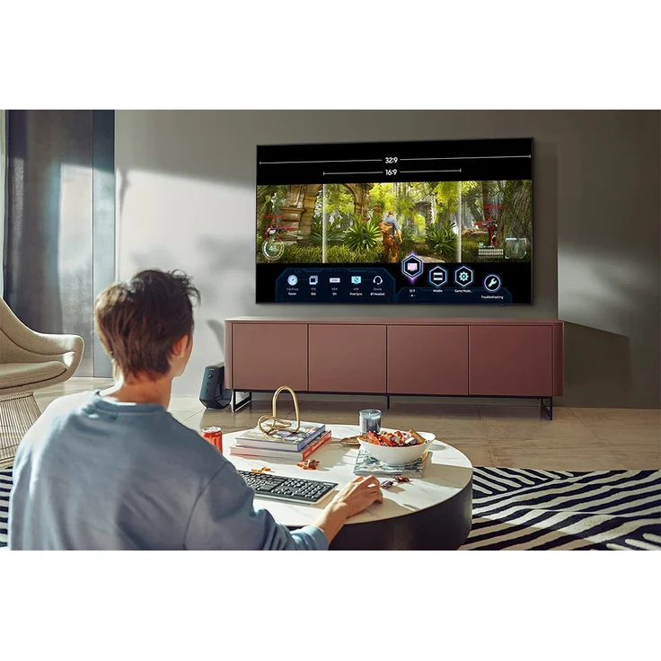 Samsung GQ55QN85AAT 138 cm (55 Zoll) Neo QLED Mini LED 4K Smart TV (Ultra HD, HDR, Direct LED) Twin HD-Triple-Tuner (Sat, Antenne, Kabel) Modelljahr 2021 Energieklasse F (DE-Modell) – Bild 9