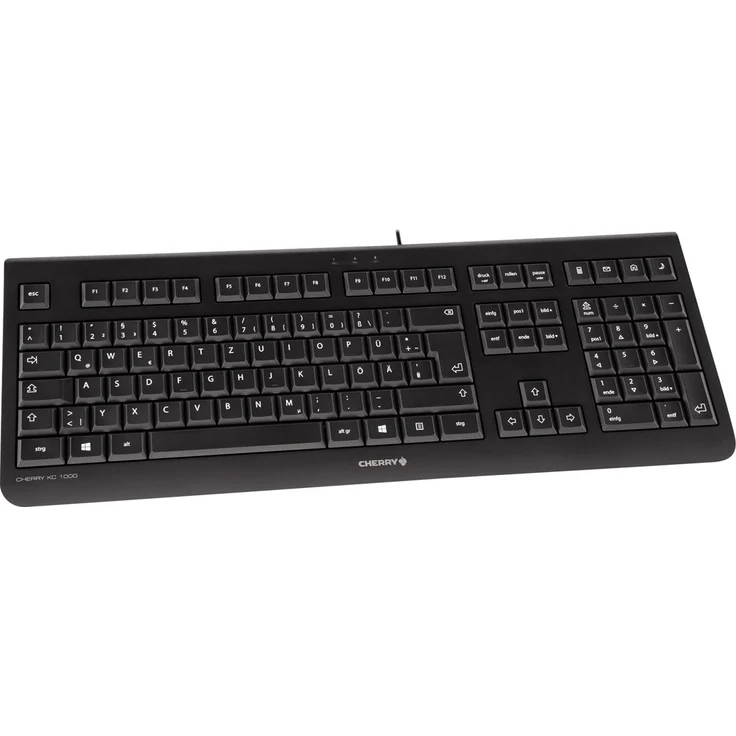CHERRY KC 1000 - Tastatur - Deutsch QWERTZ - Schwarz (JK-0800DE-2) – Bild 2
