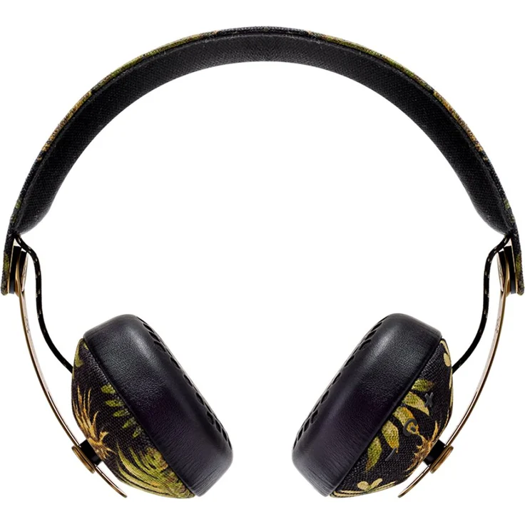 House of Marley Rise BT, Kabellose Bluetooth On-Ear Kopfhörer, Geräuschisolierung, mit Aufbewahrungstasche, Premium Sound 50mm Treiber, integriertes Mikrofon, USB-Ladung, 10 Std. Akkulaufzeit, Palm – Bild 2