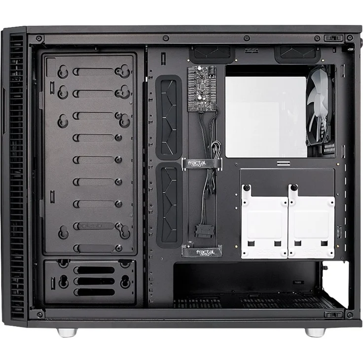 Fractal Design Define R6 Black Tempered Glass, PC Gehäuse (Midi Tower mit Seitenteil aus gehärtetem Glas) Case Modding für (High End) Gaming PC, schwarz – Bild 13
