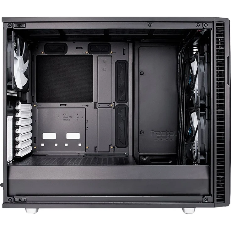 Fractal Design Define R6 Black Tempered Glass, PC Gehäuse (Midi Tower mit Seitenteil aus gehärtetem Glas) Case Modding für (High End) Gaming PC, schwarz – Bild 16