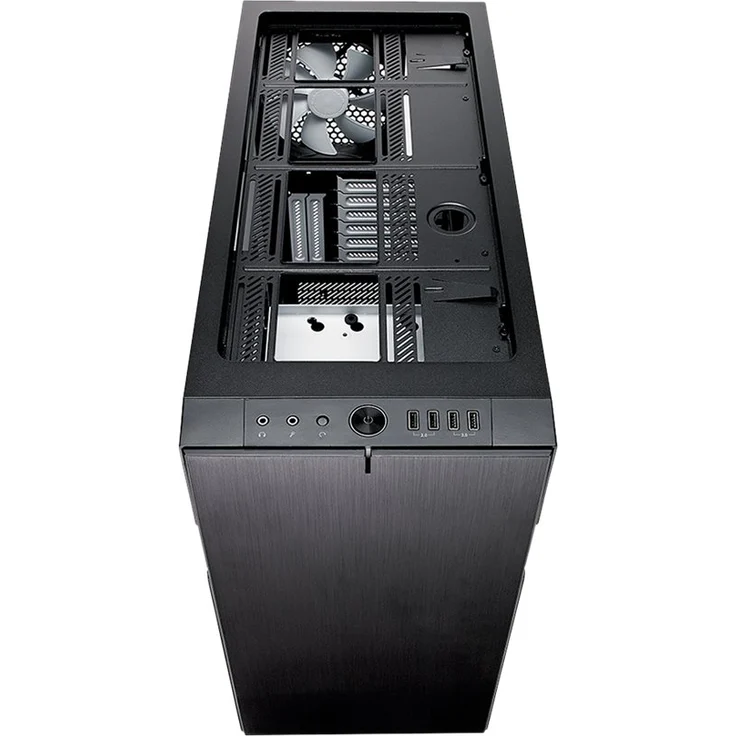 Fractal Design Define R6 Black Tempered Glass, PC Gehäuse (Midi Tower mit Seitenteil aus gehärtetem Glas) Case Modding für (High End) Gaming PC, schwarz – Bild 12